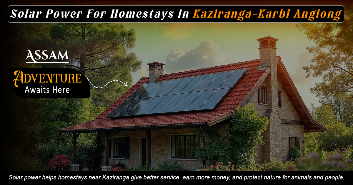 Solar Power For Homestays In Kaziranga-Karbi Anglong