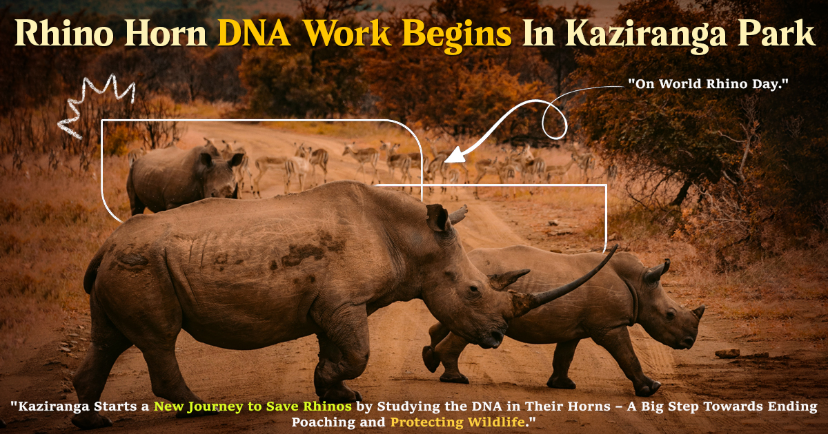 Rhino Horn DNA Work Begins In Kaziranga Park