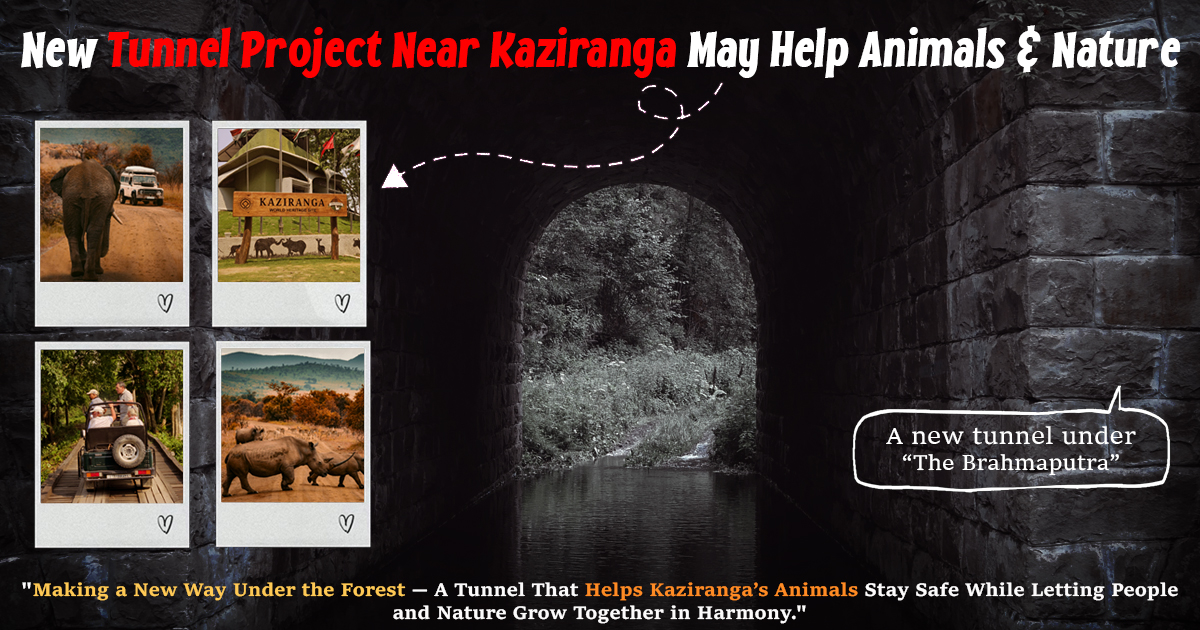 New Tunnel Project Near Kaziranga May Help Animals & Nature