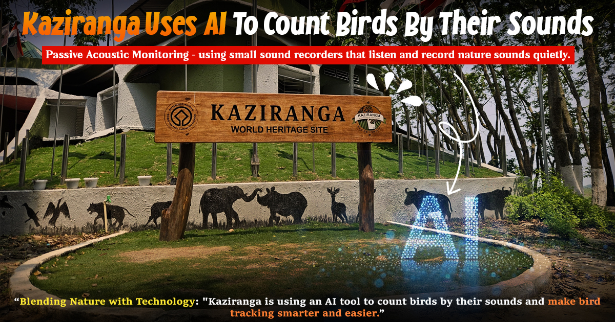 Kaziranga Uses AI To Count Birds By Their Sounds