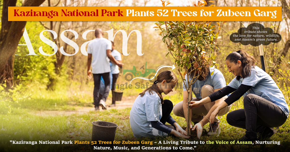 Kaziranga National Park Plants 52 Trees For Zubeen Garg