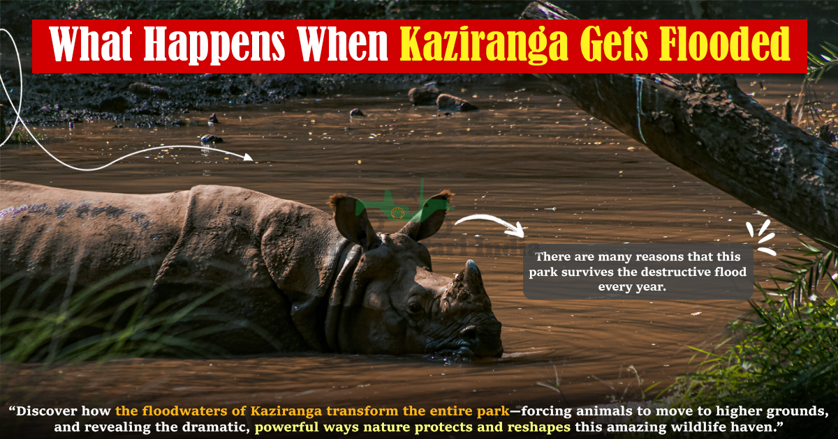 What Happens When Kaziranga Gets Flooded