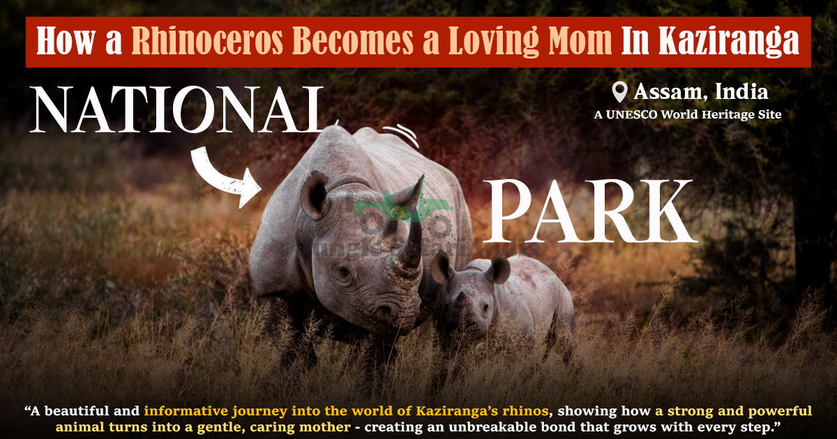 How a Rhino Becomes a Loving Mom in Kaziranga