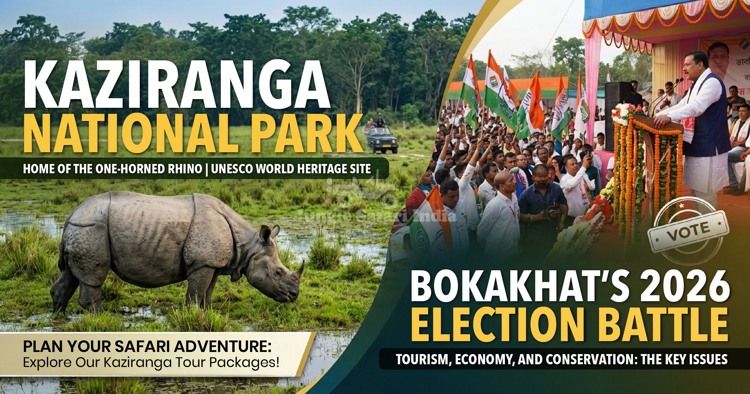 Kaziranga National Park And Bokakhat’s 2026 Election Battle